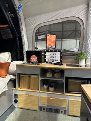 2025 Opus Off-Road Extreme folding camper kitchen